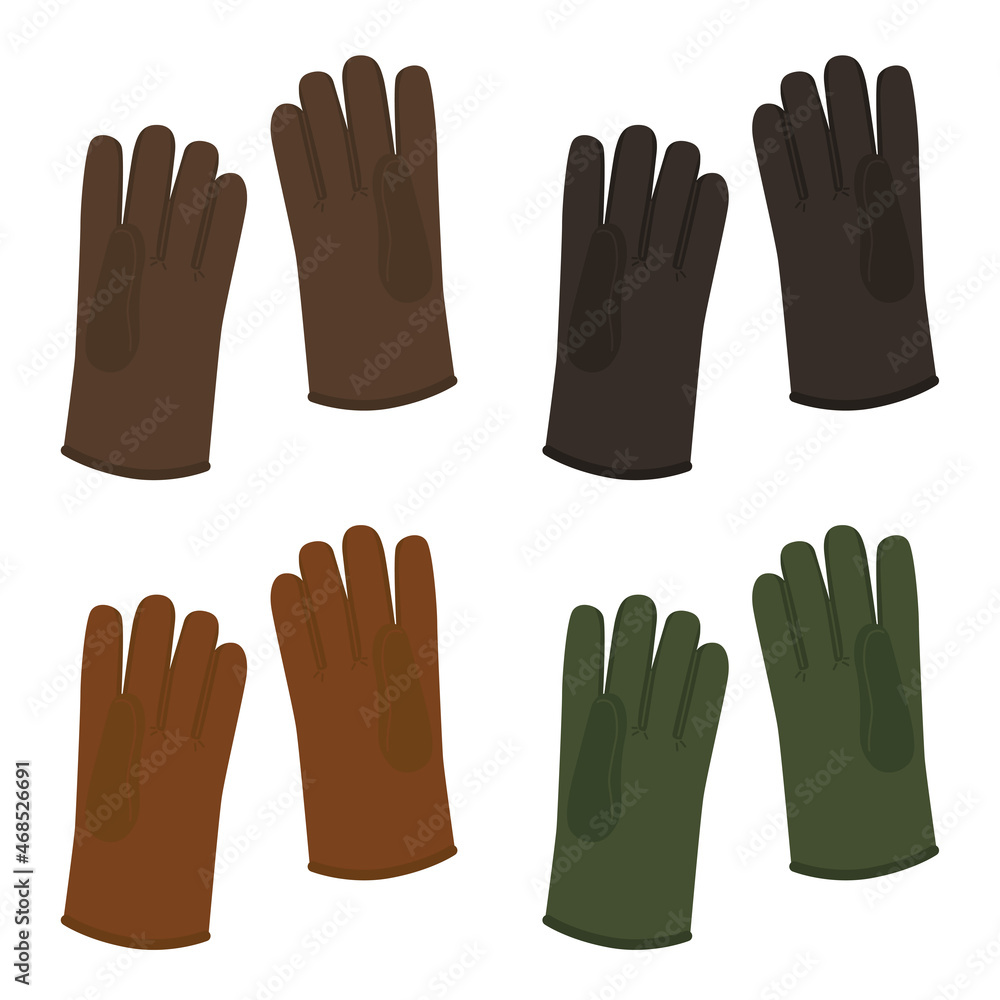 Obraz premium 革の手袋のイラスト