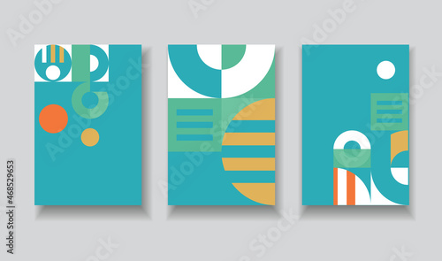 Abstract backgrounds for printing. Templates.