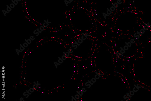 Red flower outline Mandala background.Red Mandala.
