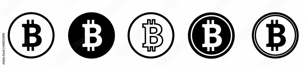 Decentralized virtual currency for payment and transactions, isolated bitcoin icons in realistic, flat and line style. Coins, electronic exchange and financial profit, vector illustration
Decentralized virtual currency for payment and transactions, isolated bitcoin icons in realistic, flat and line style. Coins, electronic exchange and financial profit, vector illustration