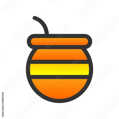 Mate Filled Gradient Vector Icon Design