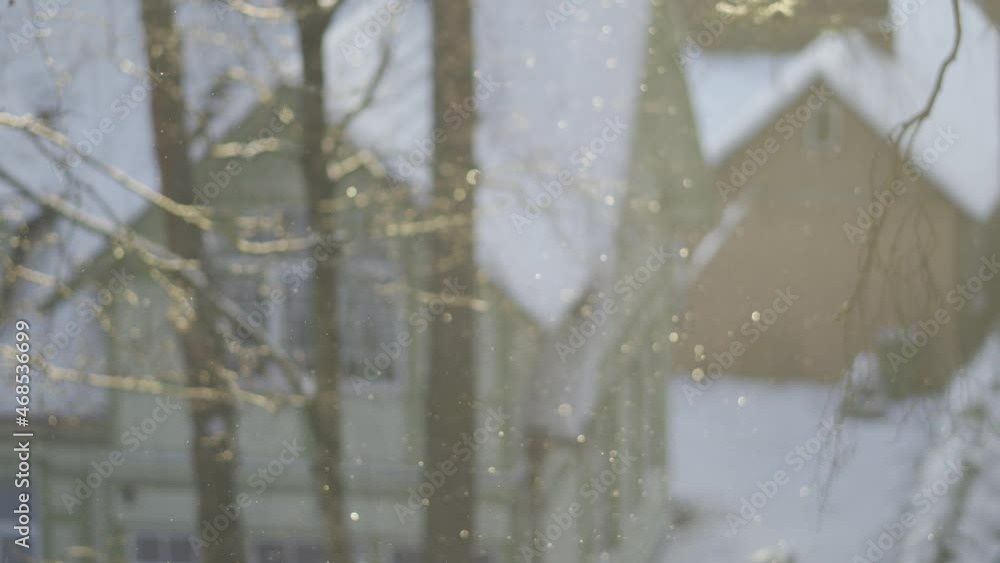 Snowflakes fallin down at winter, -20C and sunny winter waeather Snowflakes fallin down at winter, -20C and sunny winter waeather