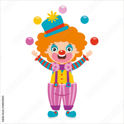 Cartoon Drawing Of A Clown