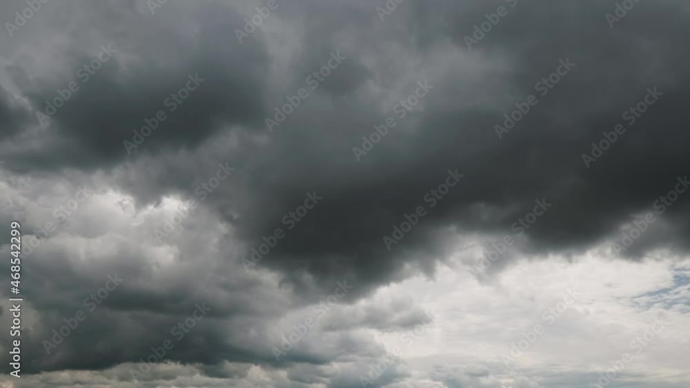 Cloudy rainy sky time lapse. Scene of nature force. Cloudy rainy sky time lapse. Scene of nature force.