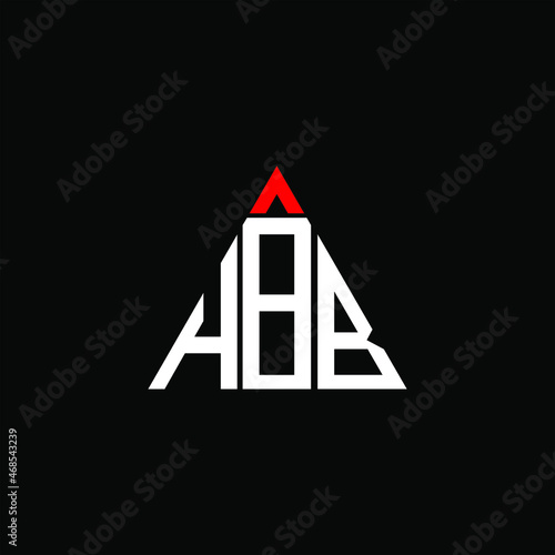 HBB letter logo creative design. HBB unique design
 photo