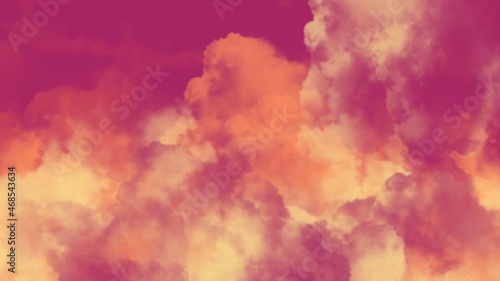 Abstract background painting art with purple, red and yellow cloud paint brush for thanksgiving poster, banner, website, card background