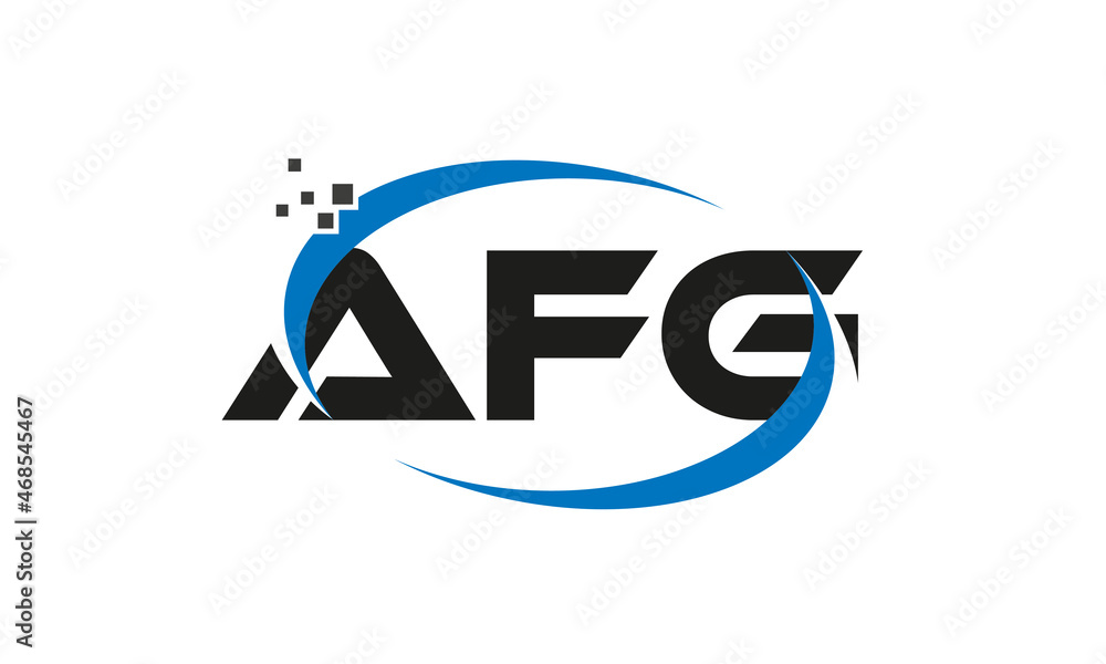 dots or points letter AFG technology logo designs concept vector Template Element dots or points letter AFG technology logo designs concept vector Template Element