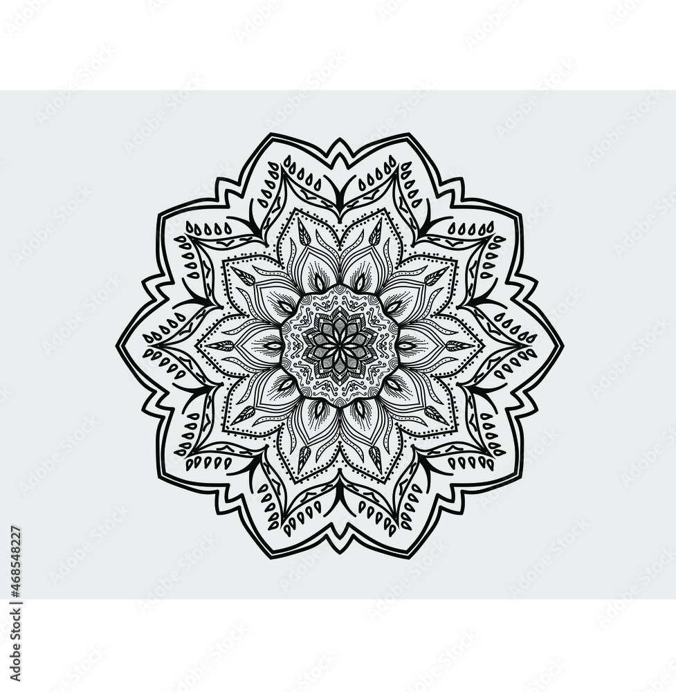 ornamental round ornament design background