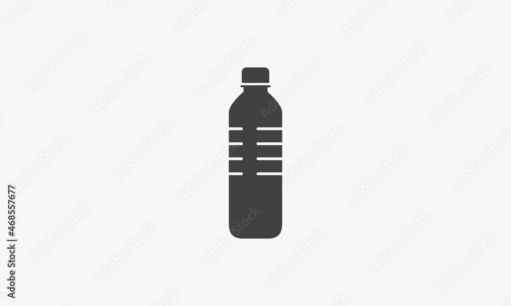 bottle plastic ison icolated on white background. bottle plastic ison icolated on white background.