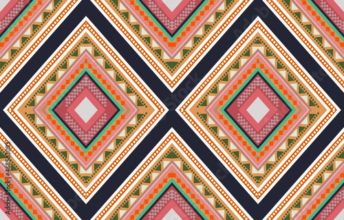 Wallpaper Mural Geometric ethnic pattern for batik clothes, sarong wrapping. Embroidery vector illustration pattern. Torontodigital.ca