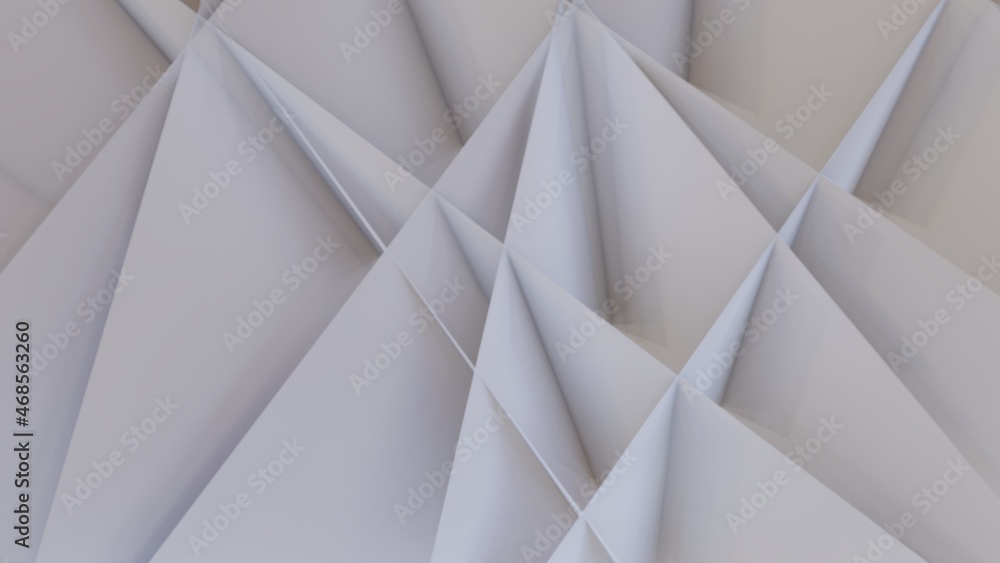 Obraz premium Abstract gray background geometric pattern of design 3d render