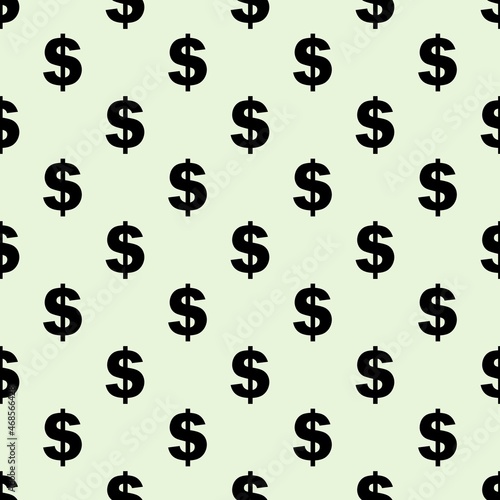 seamless pattern with Dollar sign icon vector,seamless pattern background.