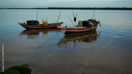 boat on river