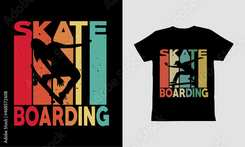 Man, Women's, Skateboarding Retro Vintage,Skateboarding shirt T-Shirt design.