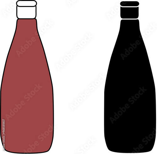 ケチャップのイラスト素材