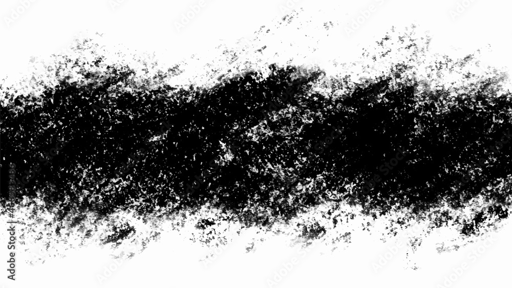 Black and white paint grunge background