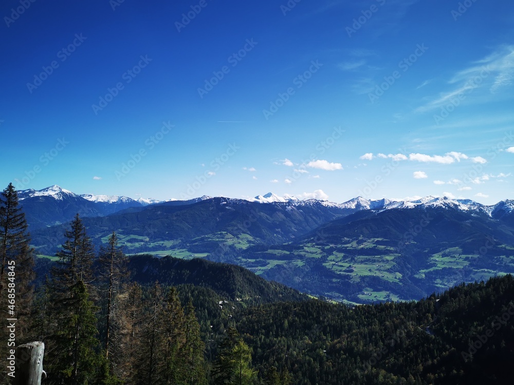 Fototapeta premium mountains and clouds