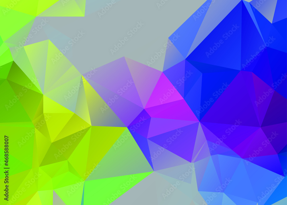 Obraz premium Geometric design. Dark blue ​gradient background. Geometric triangle, mosaic, abstract background EPS 10 Vector