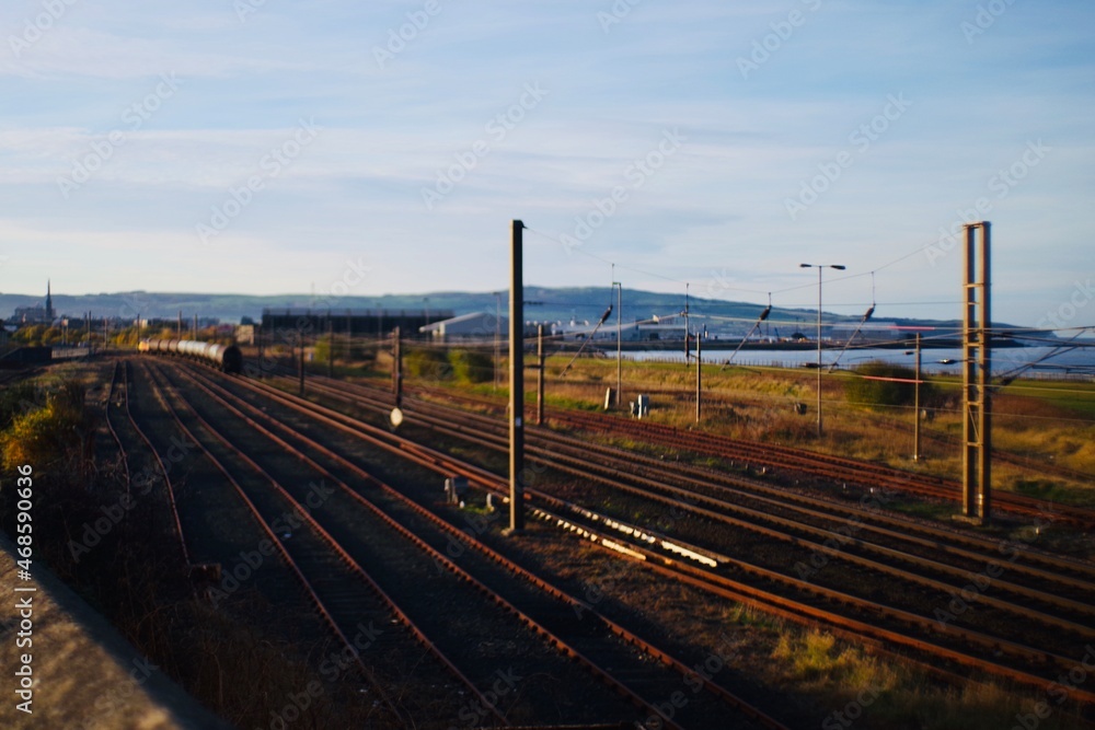 railway in the countryside