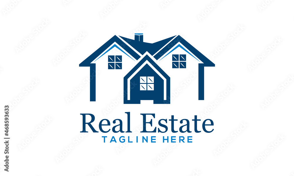 Fototapeta premium Real Estate creative Logo template | Real Estate, Building and Construction Logo Vector Design