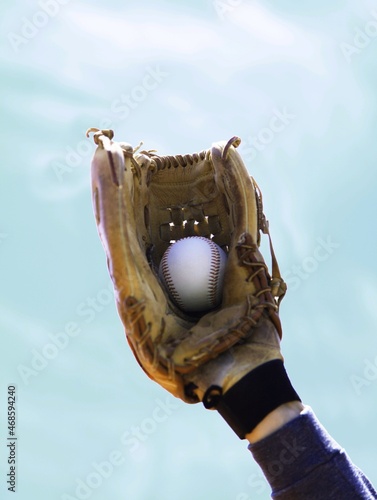 Sticker Catching Baseball Ball