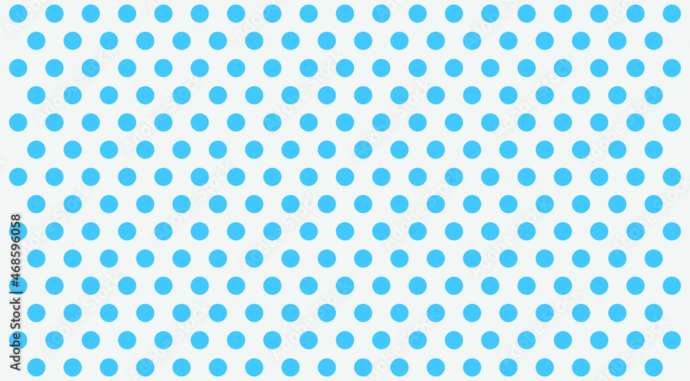 pretty cute sweet polka dots seamless pattern retro stylish vintage sea blue white wide background concept for fashion printing