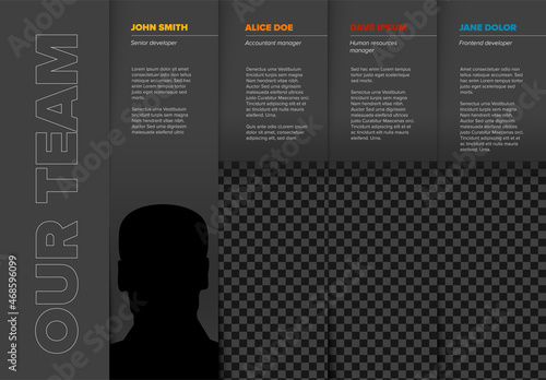 Meet our company team modern presentation template