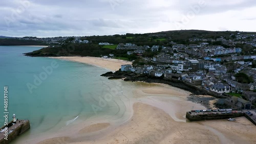 St Ives, Cornwall Aerial Drone View