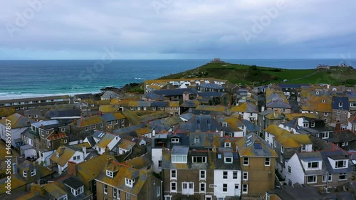 St Ives, Cornwall Aerial Drone View