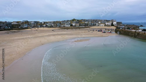 St Ives, Cornwall Aerial Drone View