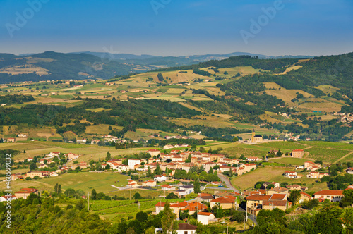 Wallpaper Mural Village of Saint Laurent d'Oingt, Beaujolais, France Torontodigital.ca
