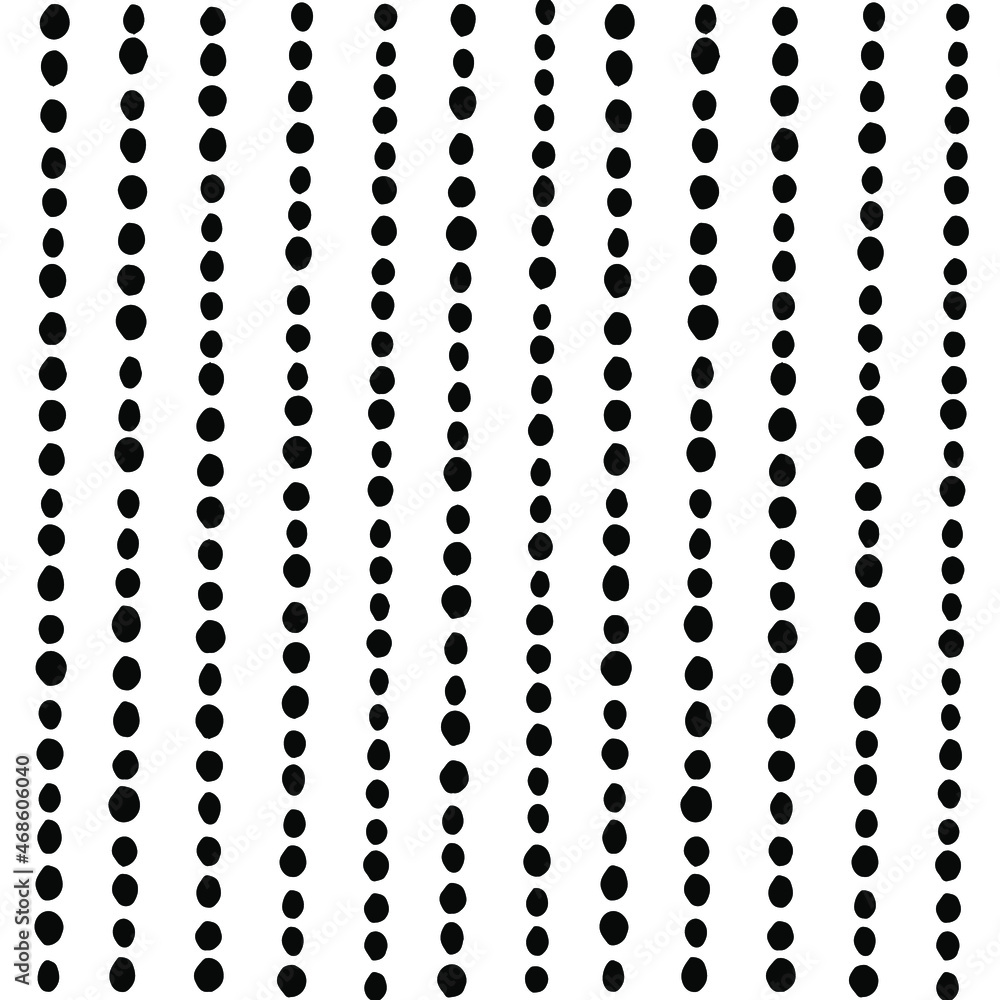 The seamless black and white abstract brush dot pattern. The creative monochrome hand drawn background for textile, wrapping paper, decoration. The seamless black and white abstract brush dot pattern. The creative monochrome hand drawn background for textile, wrapping paper, decoration.