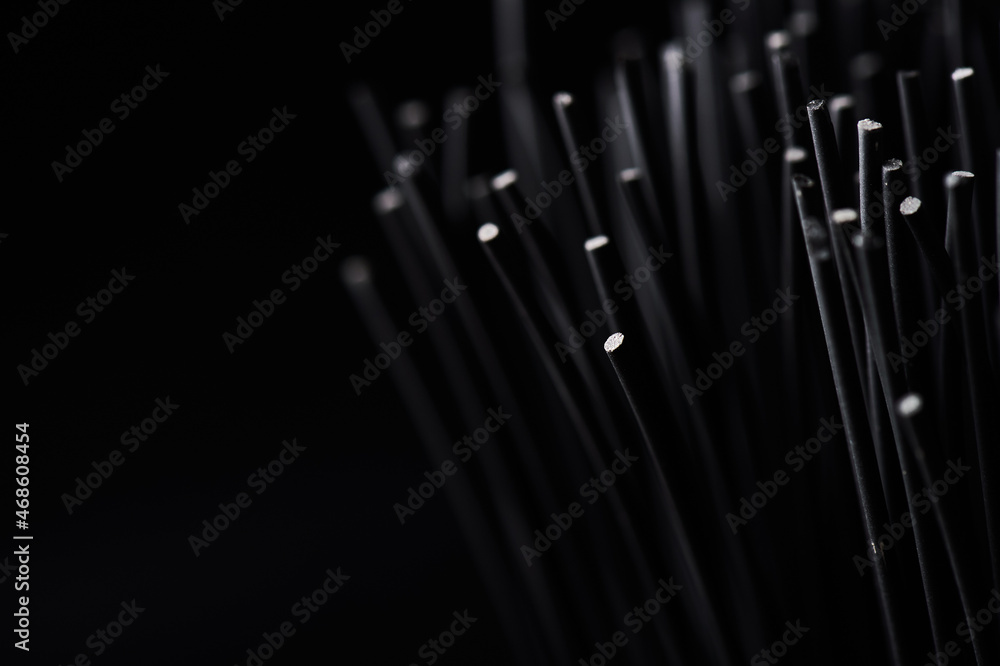 Italian cuisine spaghetti al nero di seppia. Black pasta squid ink. Raw black spaghetti Italian cuisine spaghetti al nero di seppia. Black pasta squid ink. Raw black spaghetti