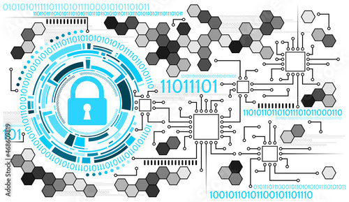 Cybersécurité et Technologie Bleu