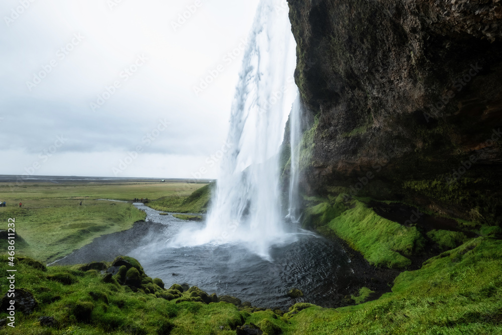 Fototapeta premium Seljalandsfoss Wasserfall in Island / Iceland