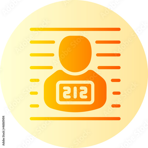 prisoner gradient icon