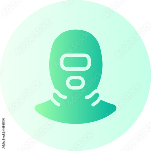 balaclava gradient icon