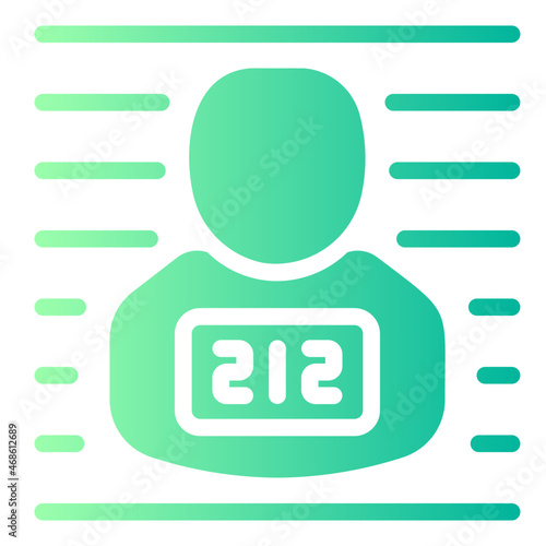 prisoner gradient icon