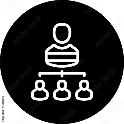 criminals glyph icon