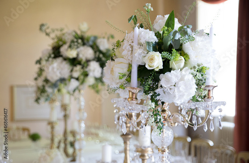 Italian Wedding in villa with tasty food and amazing flowers photo