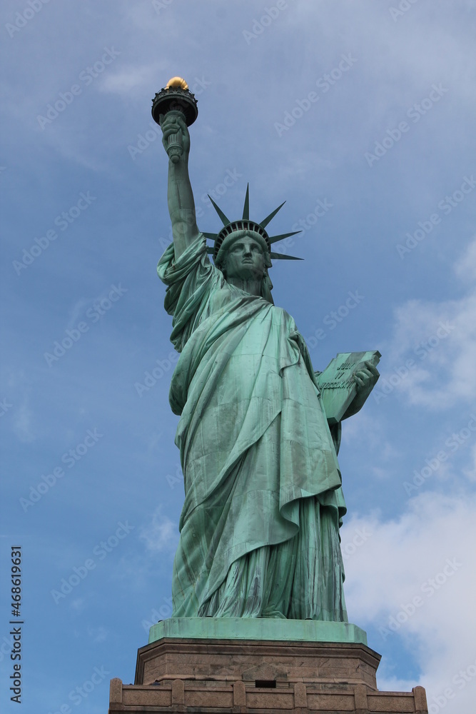 Fototapeta premium New York Skyline Statue of Liberty
