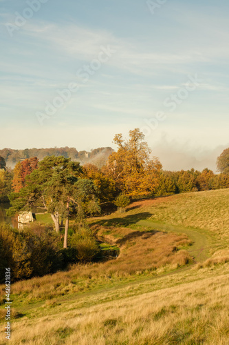 Autumn colours at Petworth park, West Sussex