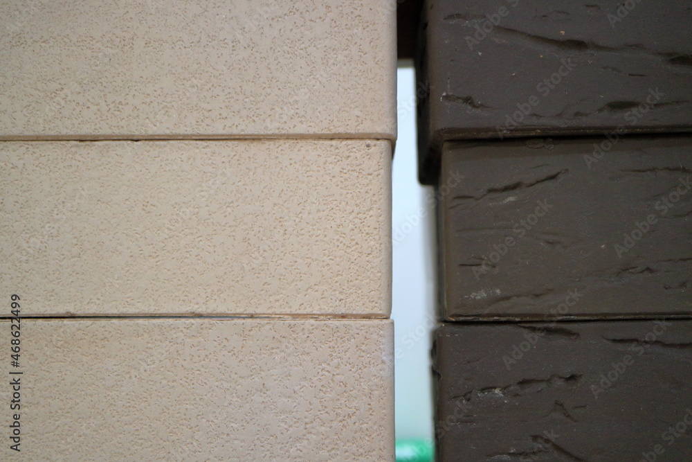 Decorative brick. Facing bricks. Decorative brick. Facing bricks.