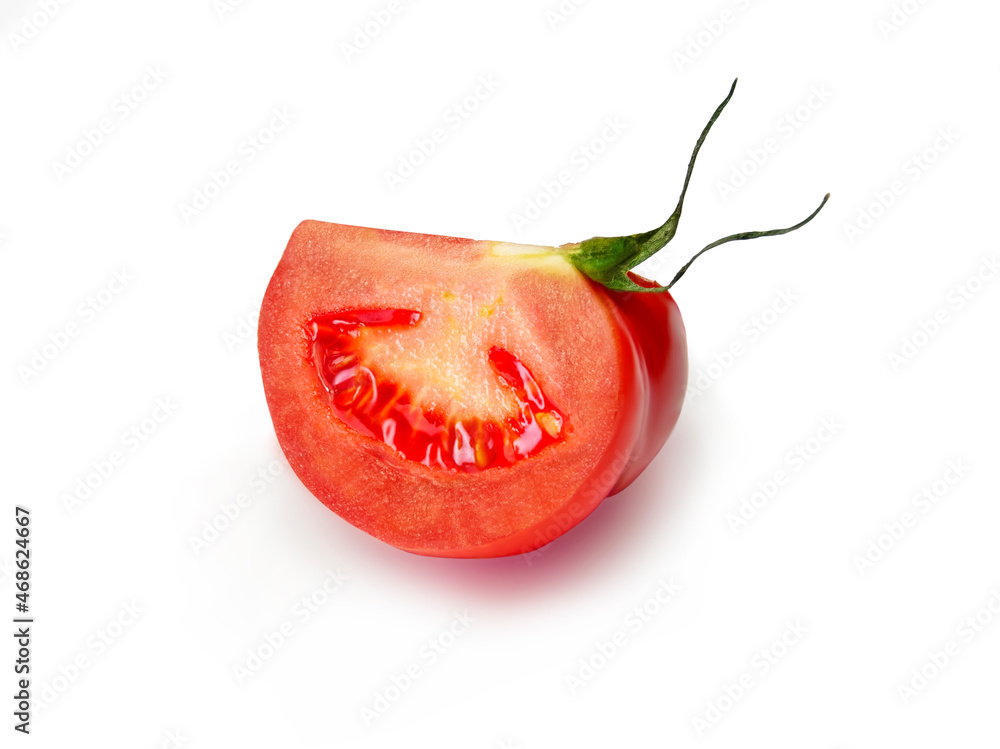 Obraz na płótnie Ćwiartka pomidora w salonie