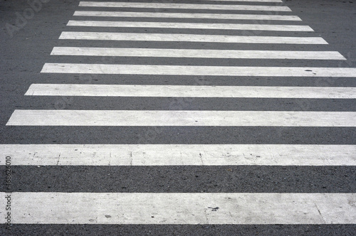 zebra crossing on the street