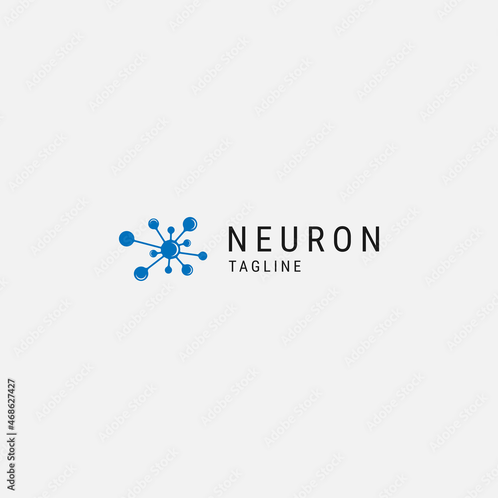 Neuron logo design template - vector Neuron logo design template - vector