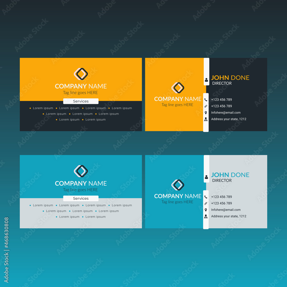 Business Card template, Corporate Business Card template Business Card template, Corporate Business Card template