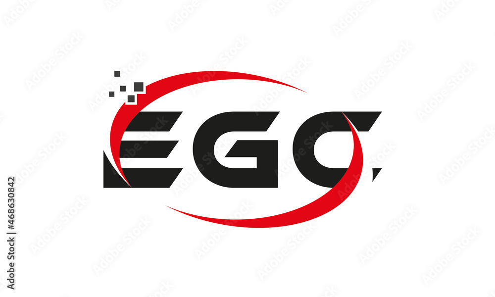 dots or points letter EGC technology logo designs concept vector Template Element dots or points letter EGC technology logo designs concept vector Template Element