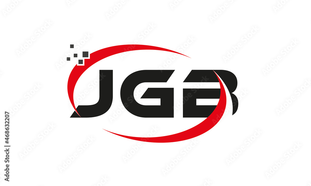 dots or points letter JGB technology logo designs concept vector Template Element dots or points letter JGB technology logo designs concept vector Template Element