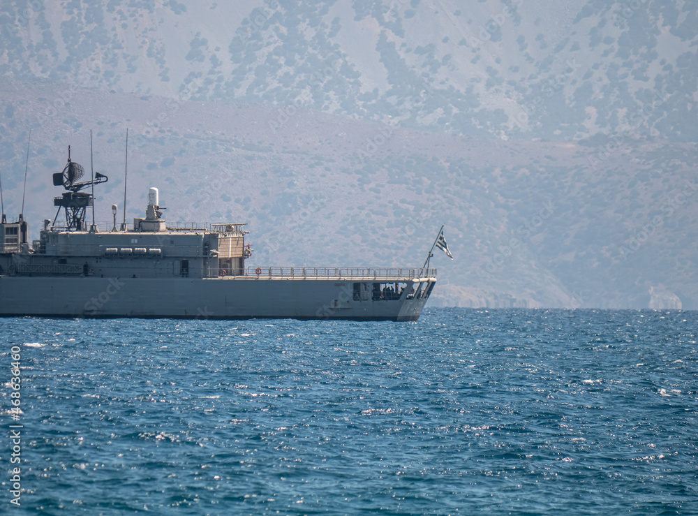 Destroyer of the hellenic navy